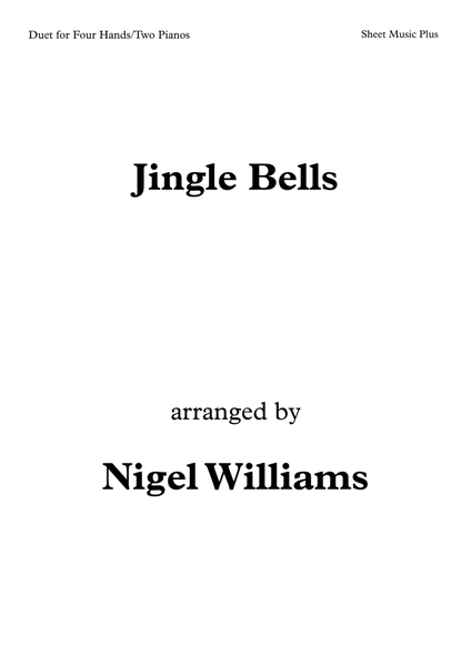 Jingle Bells, for Piano Duet image number null