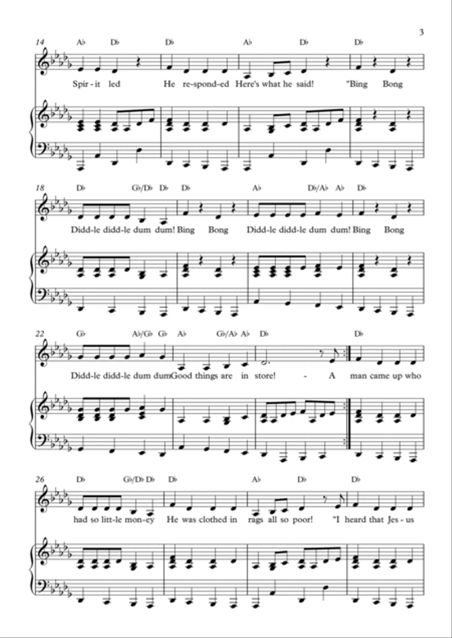 Good Things Are In Store! Piano, Vocal, Guitar scores gallery preview page 3