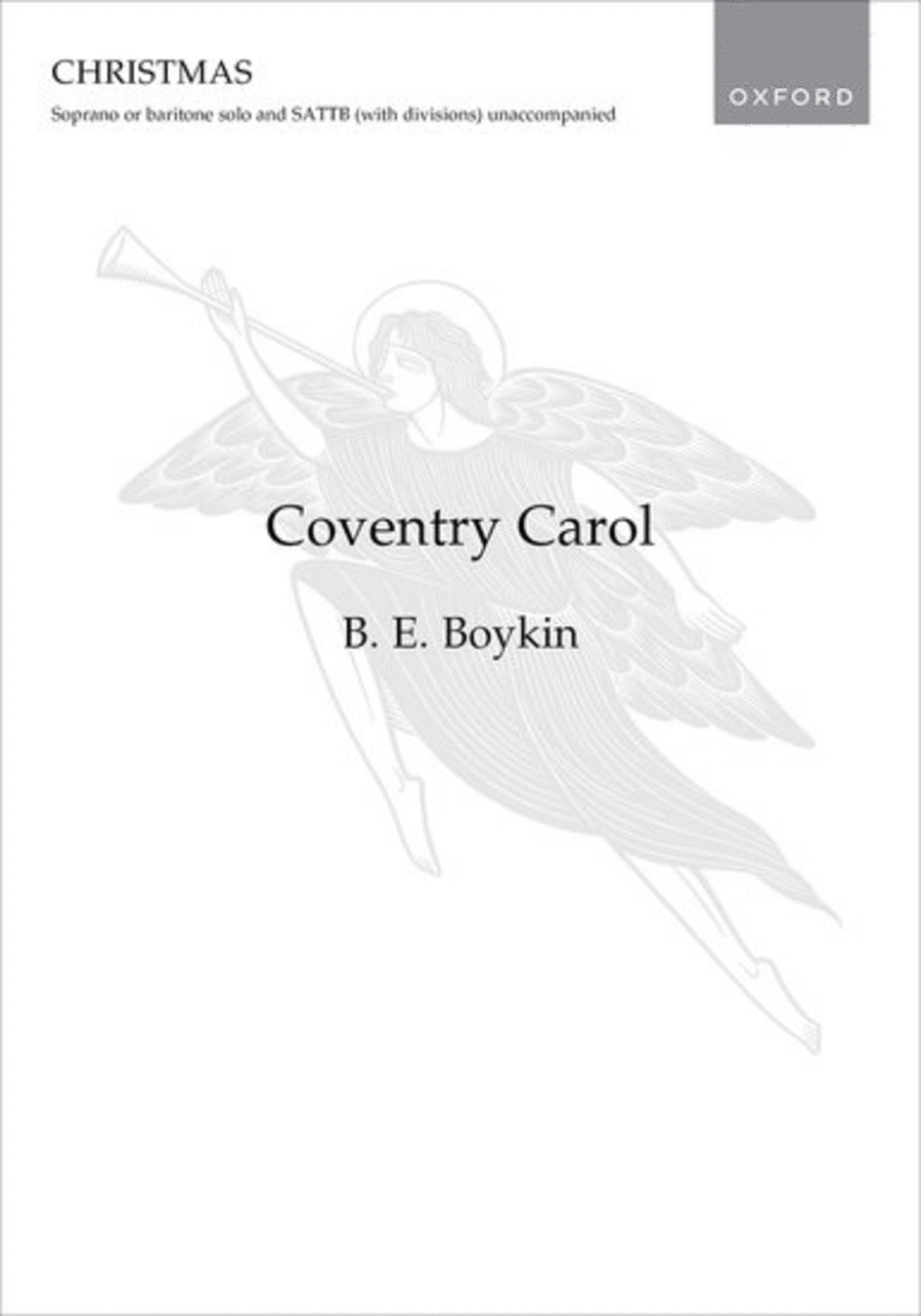 Coventry Carol SATTB scores gallery preview page 1