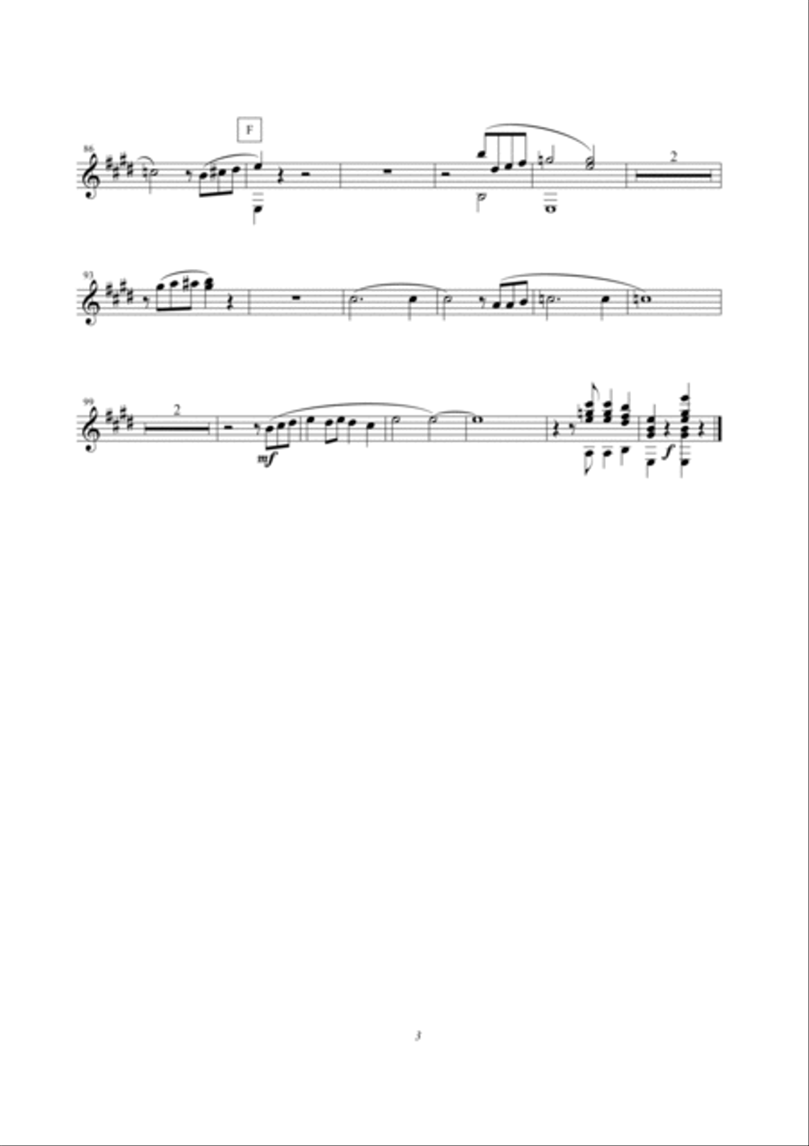 Tango pour quatre amis (parts) Classical Guitar scores gallery preview page 3