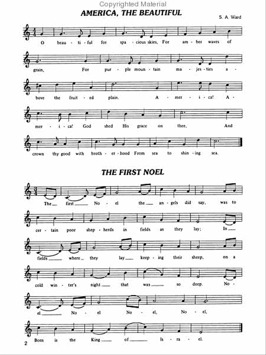 Alfred's Very First Tonechime Arrangements Handbell Choir scores gallery preview page 3