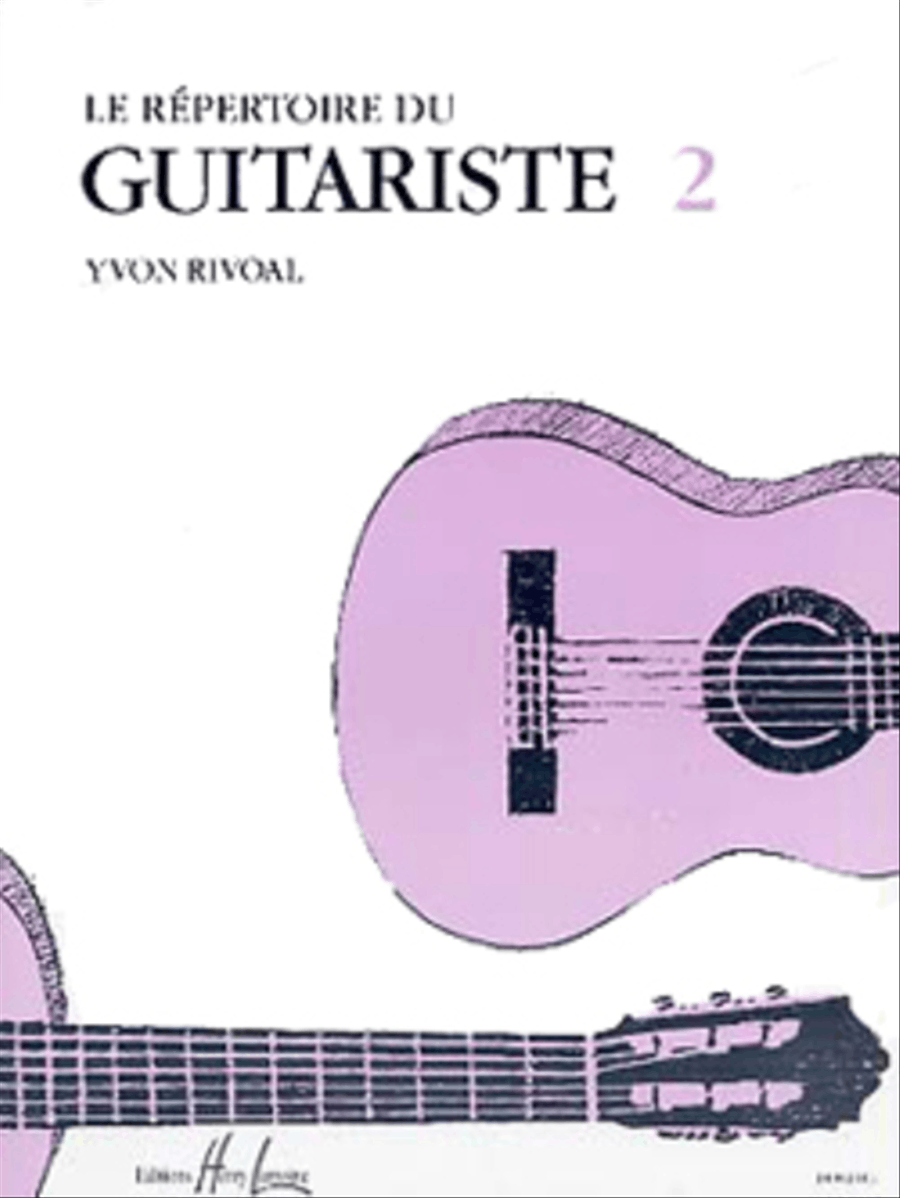 Repertoire Du Guitariste - Volume 2