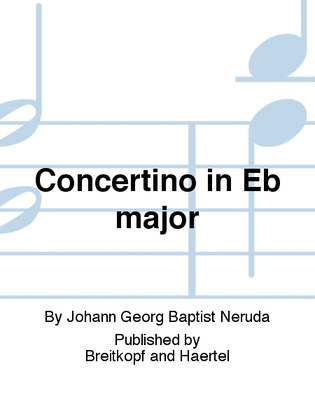 Book cover for Concertino in Eb major