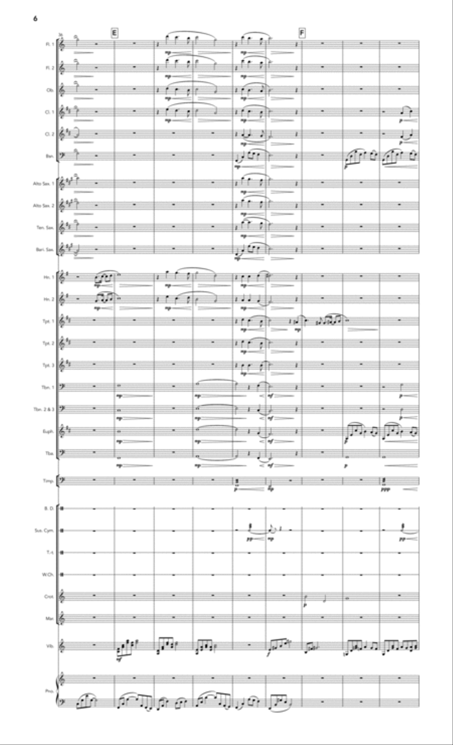 Somewhere In Time Concert Band scores gallery preview page 6