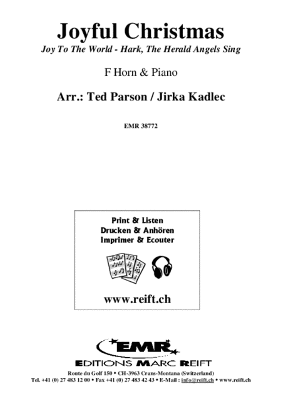 Joyful Christmas Horn scores gallery preview page 2