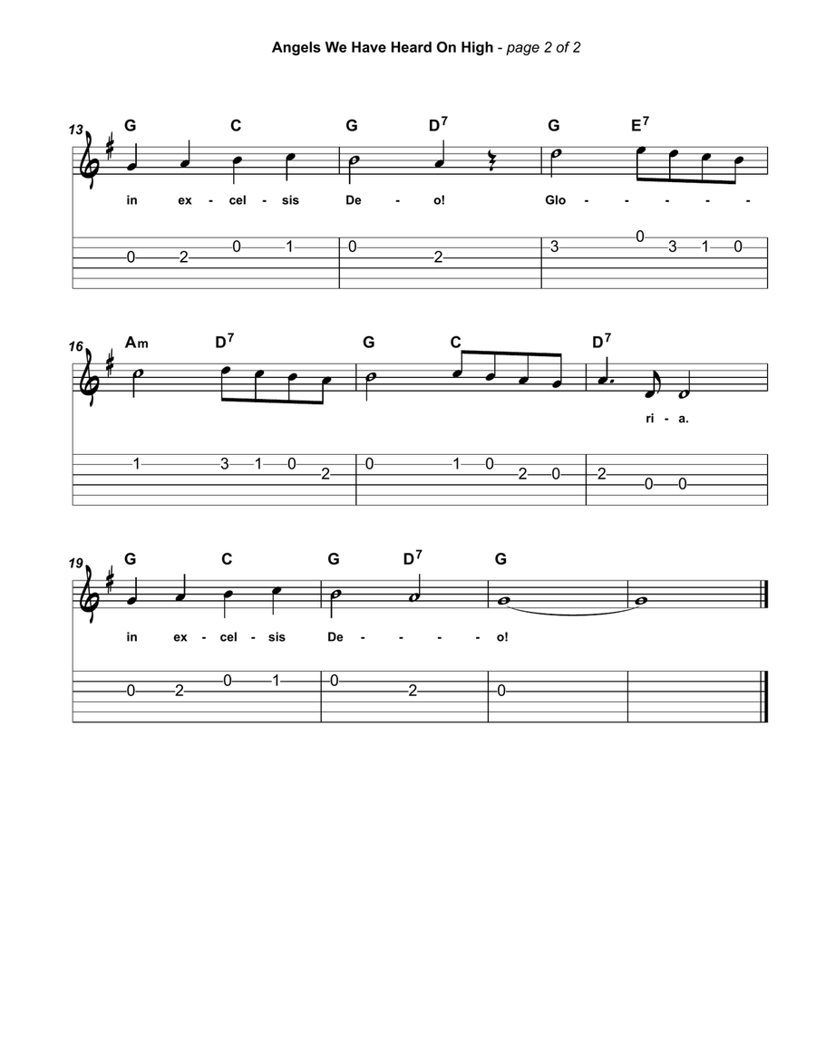 The Definitive Easy Guitar Christmas BOOK (Beginner with/TAB and chords) Guitar Tablature scores gallery preview page 3