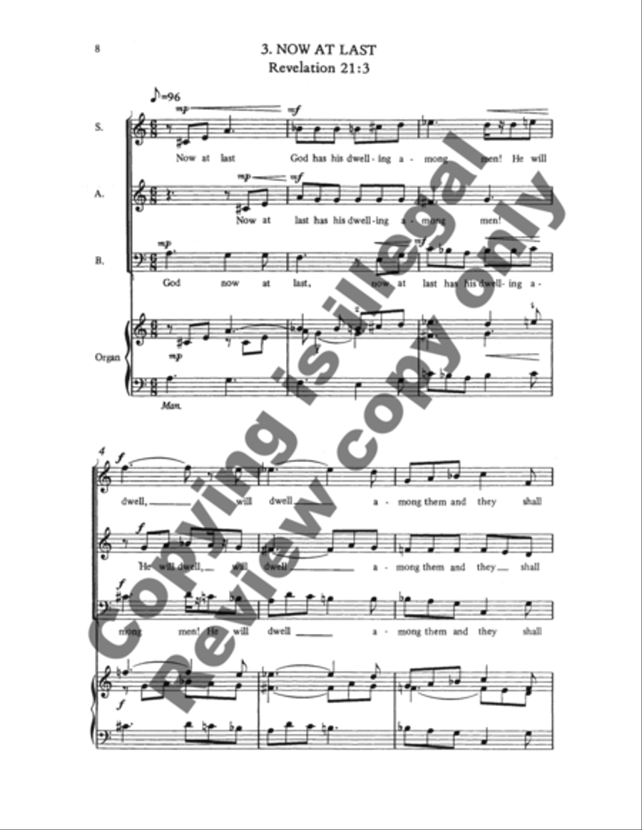 The Dallas Anthem Book Unison Choir scores gallery preview page 9
