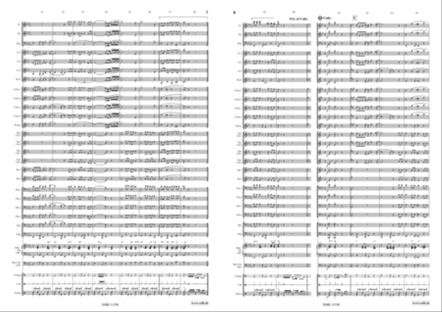 Cuban Holiday Concert Band scores gallery preview page 5