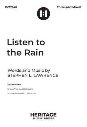 Book cover for Listen to the Rain