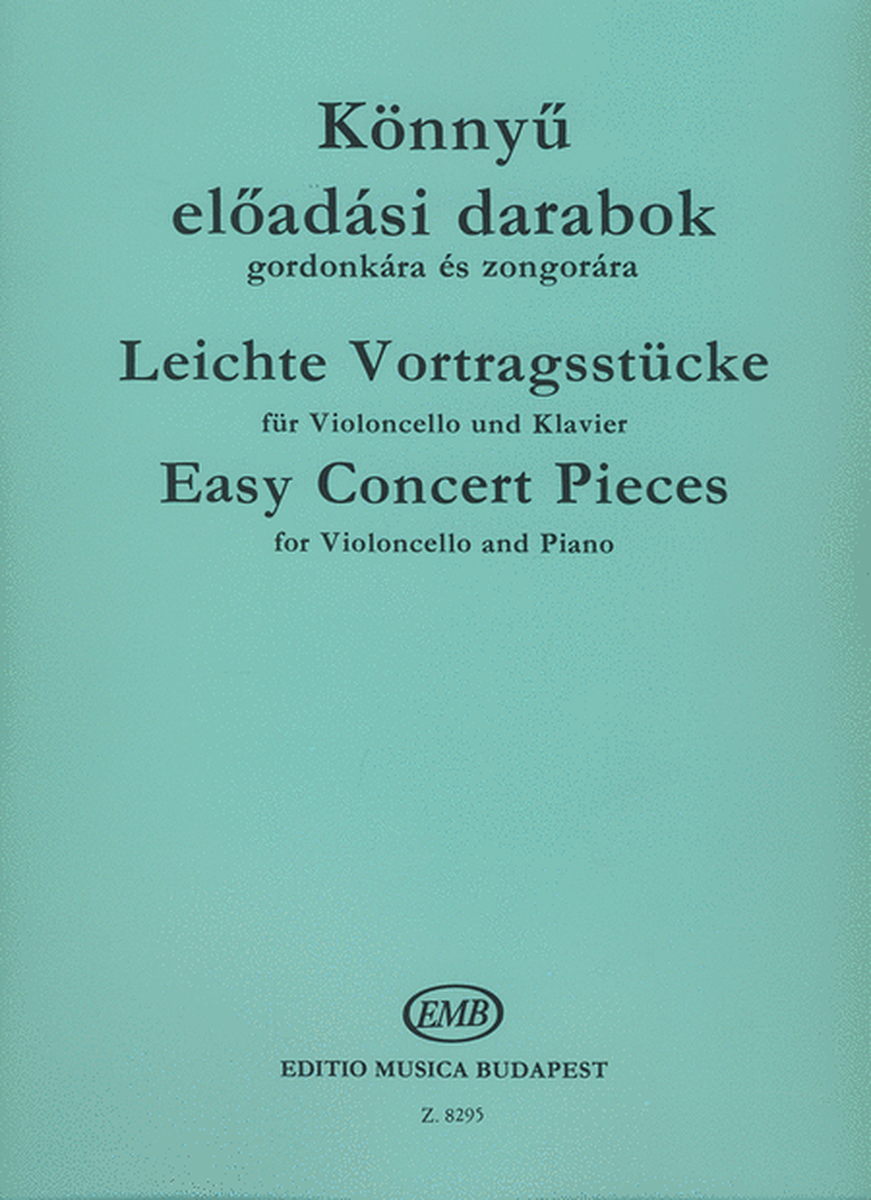 Leichte Vortragsstücke - Easy Concert Pieces