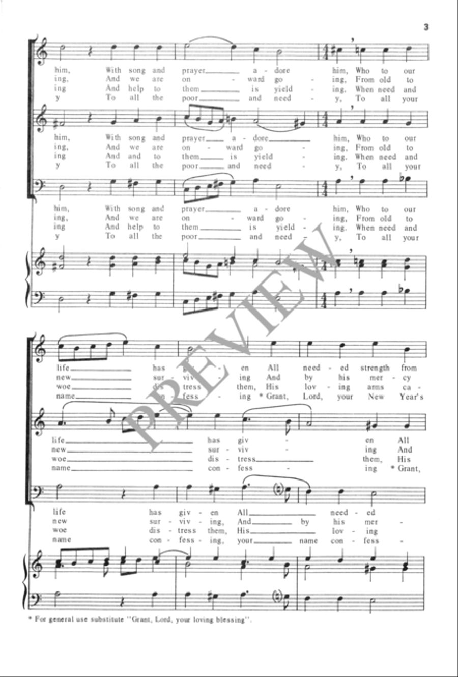 Now Let Us Come before Him 3-Part scores gallery preview page 4