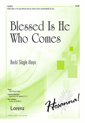 Book cover for Blessed Is He Who Comes