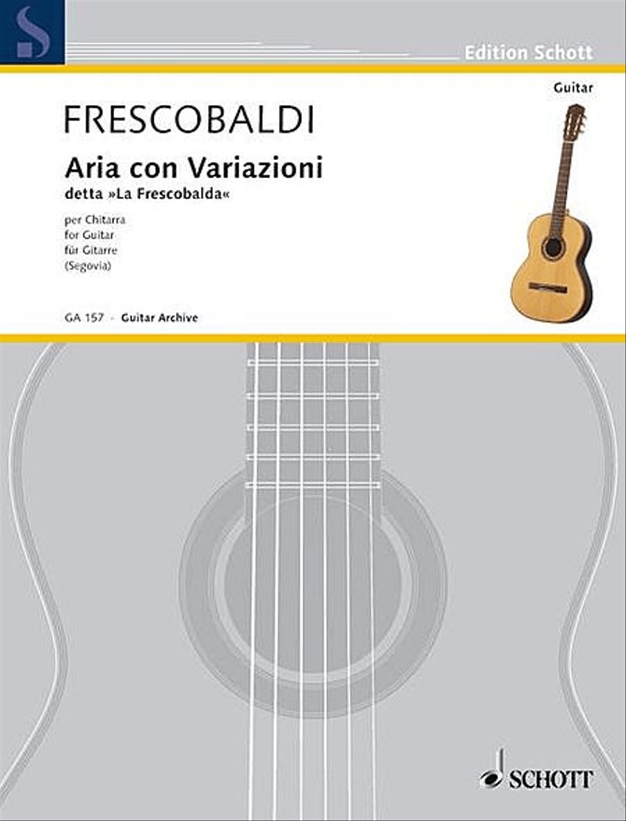 Aria with Variations Acoustic Guitar scores gallery preview page 1