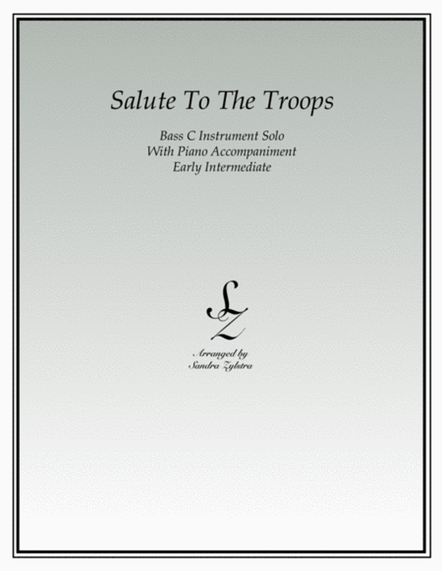 Salute To The Troops (bass C instrument solo) image number null