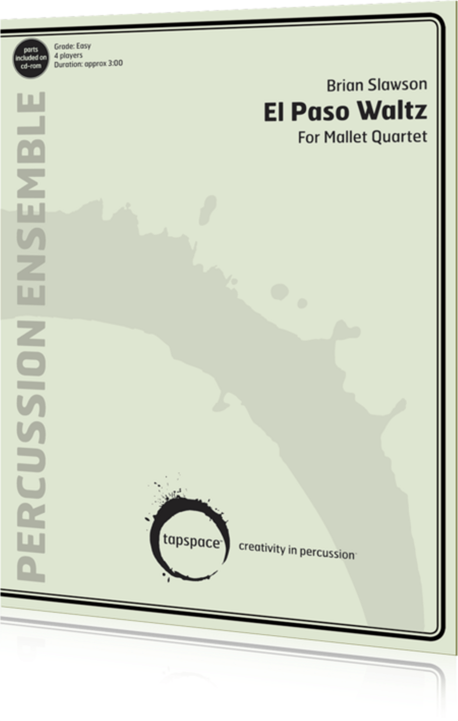 El Paso Waltz Percussion Ensemble scores gallery preview page 1