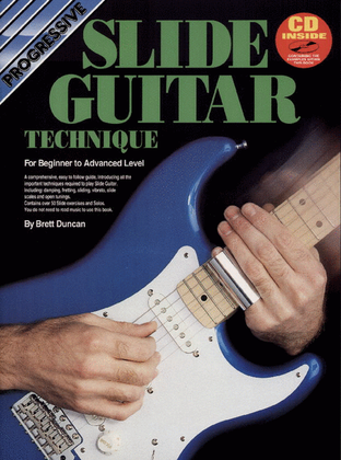 Book cover for Progressive Slide Guitar Technique (Book/CD)