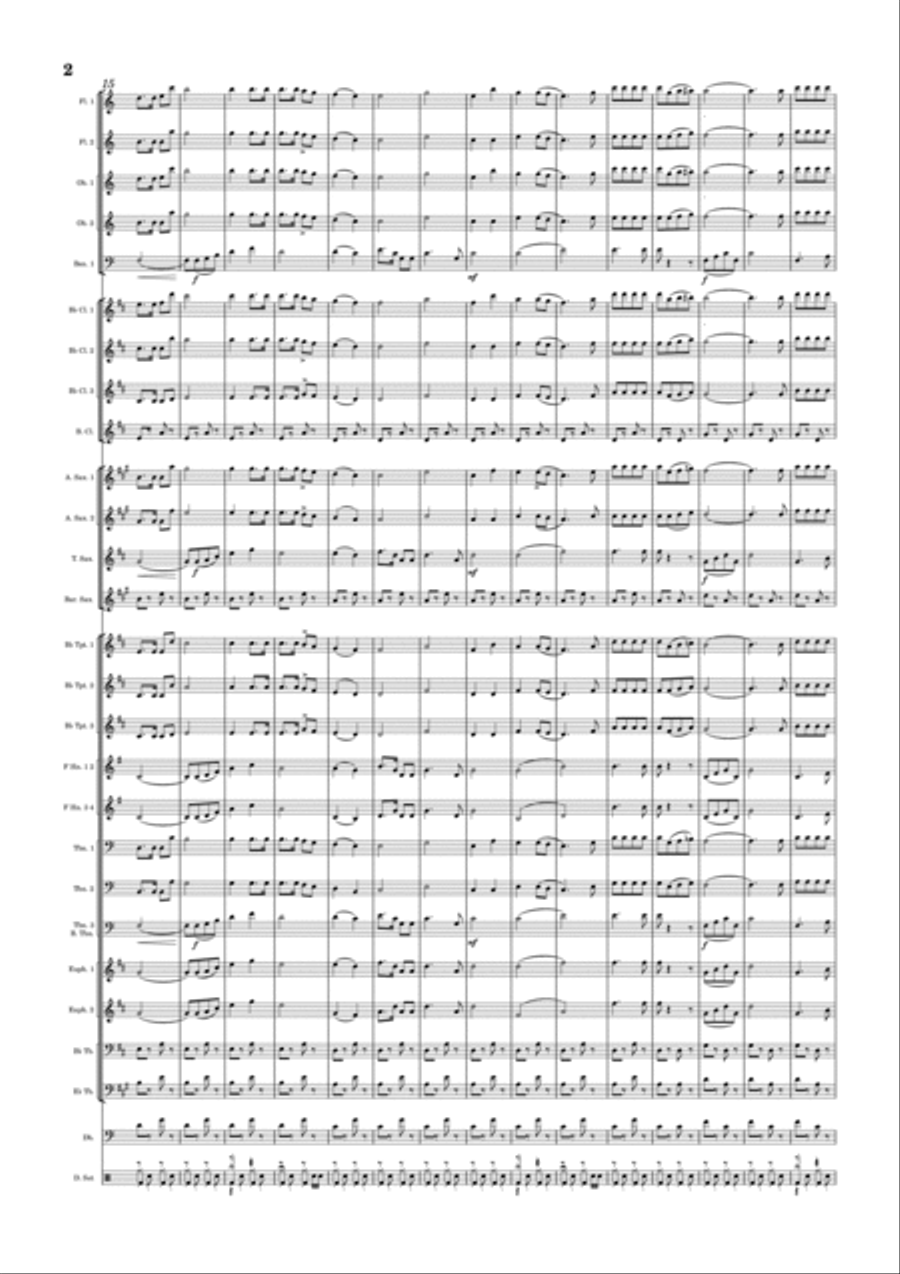 Taai Taai Medley (Viva Tirol - De Alpen Express) Concert Band scores gallery preview page 2