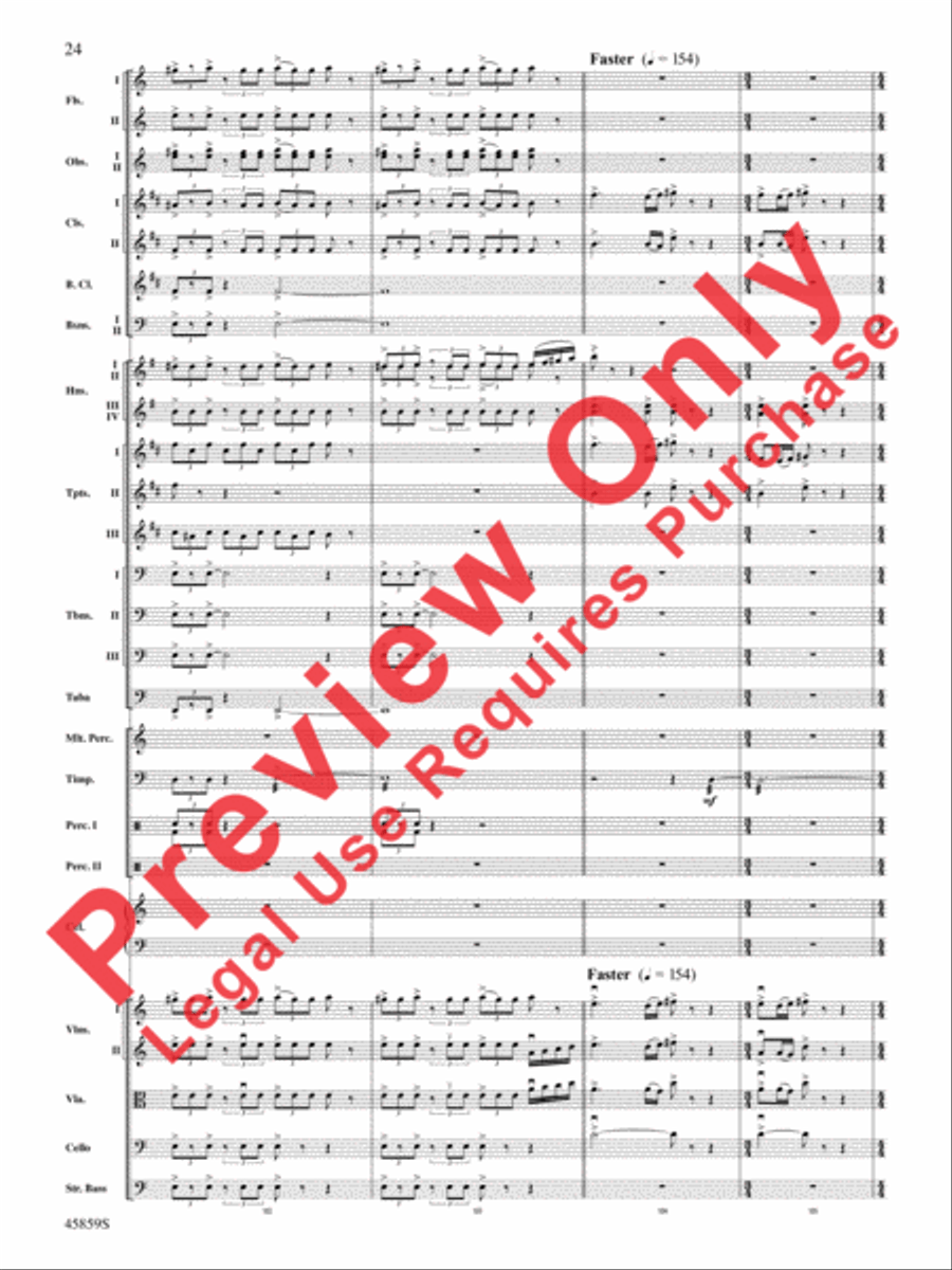 Fantastic Beasts and Where to Find Them Full Orchestra scores gallery preview page 24