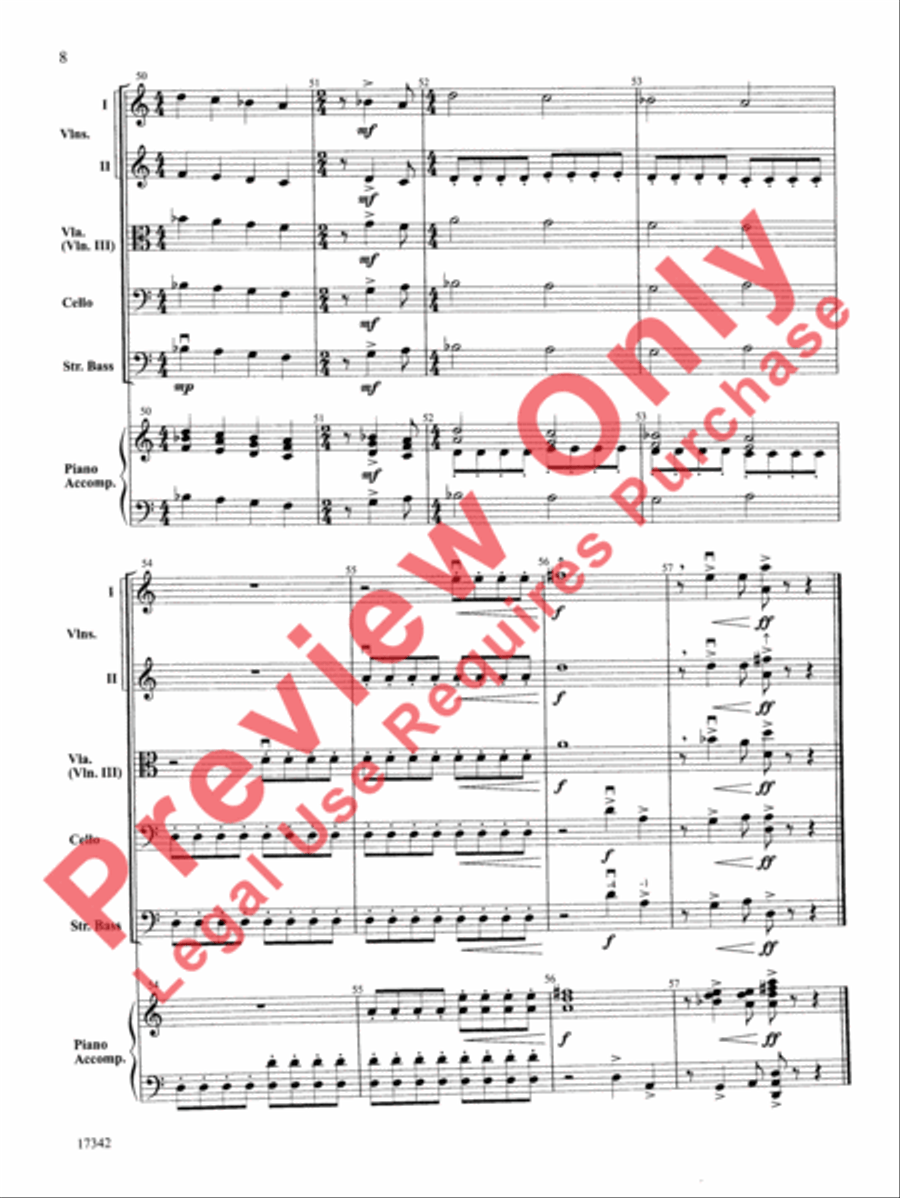 North Country Legend String Orchestra scores gallery preview page 9