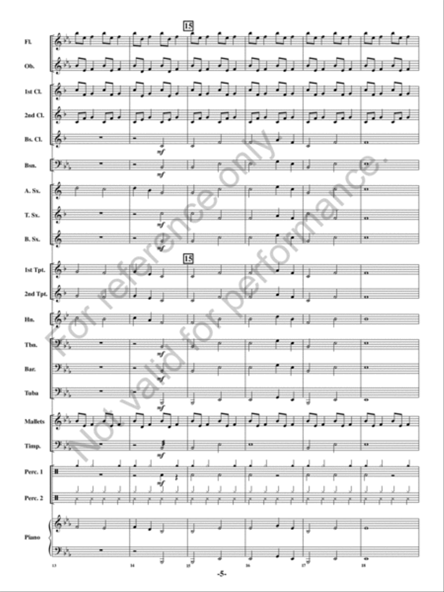Chanson de Noel Chanson de Noel Concert Band scores gallery preview page 4