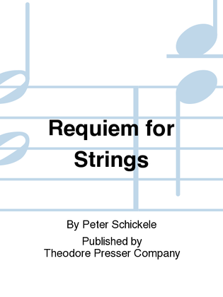 Book cover for Requiem For Strings