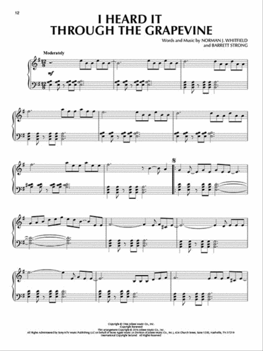 Motown - All Jazzed Up! Piano Solo scores gallery preview page 4