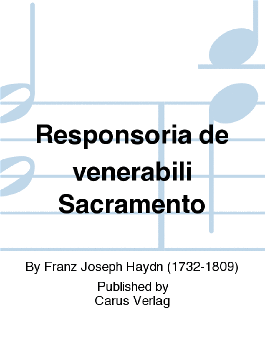 Responsoria de venerabili Sacramento Double Bass scores gallery preview page 1