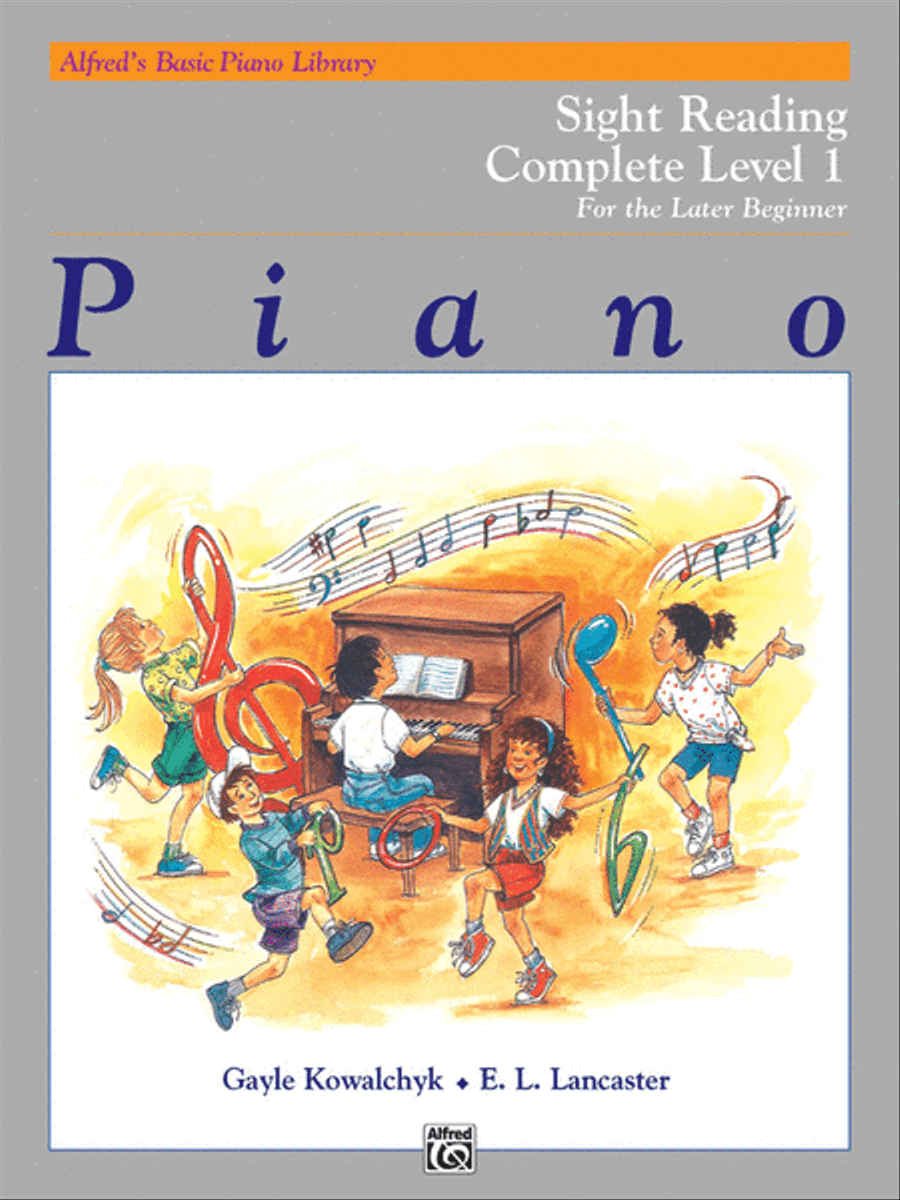 Alfred's Basic Piano Library Sight Reading Book Complete Piano Method scores gallery preview page 1