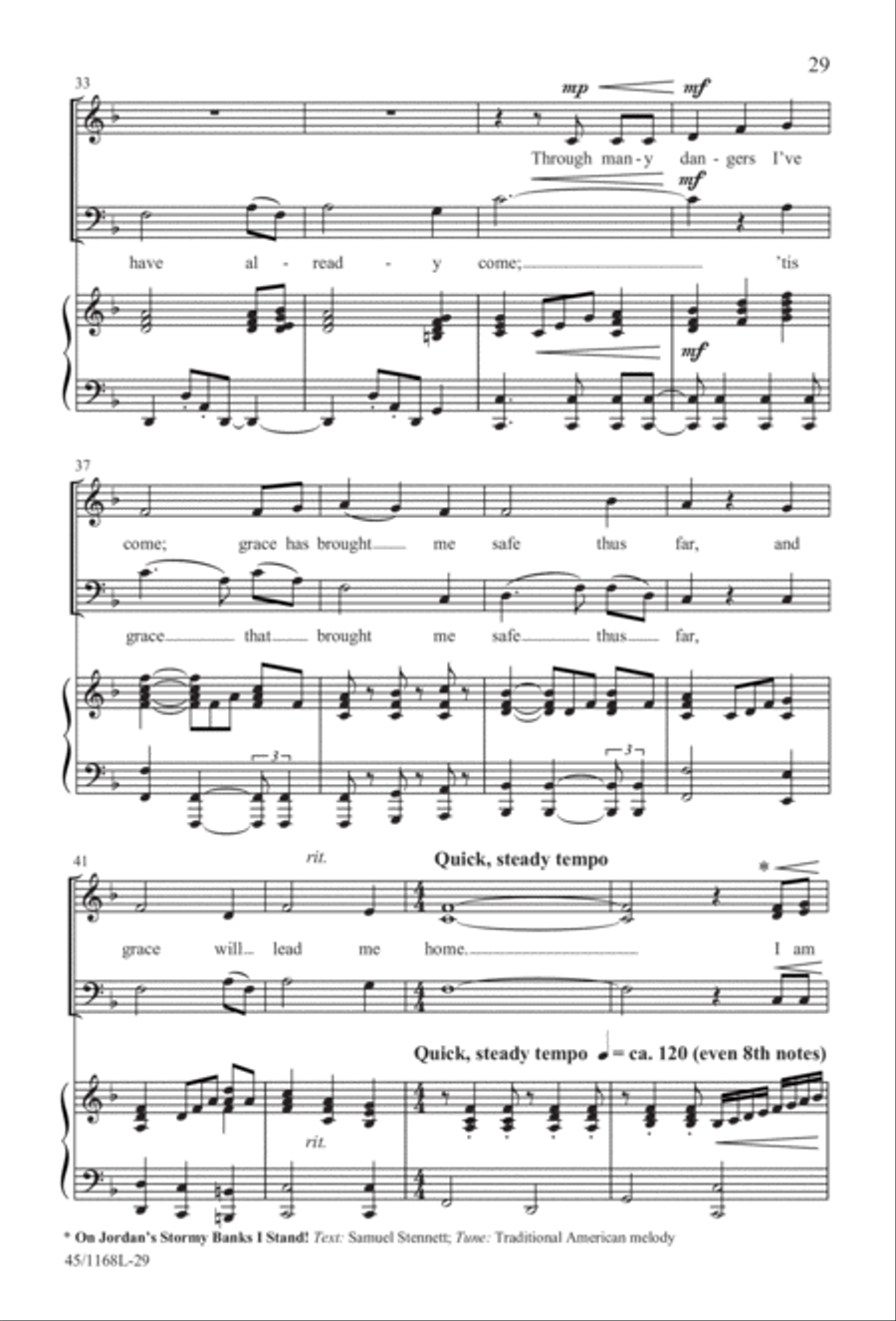 8 Anthems for About 12 Singers 3-Part scores gallery preview page 29