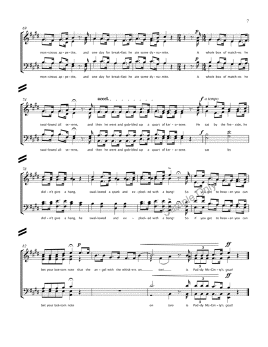 Paddy Mcginty's Goat Paddy Mcginty's Goat 4-Part scores gallery preview page 7