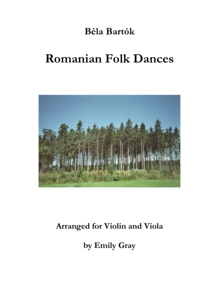 Romanian Folk Dances (Violin and Viola)