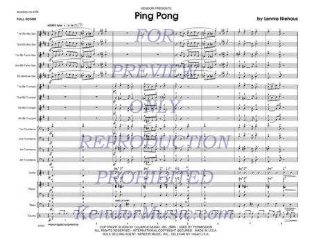 Ping Pong (Full Score)