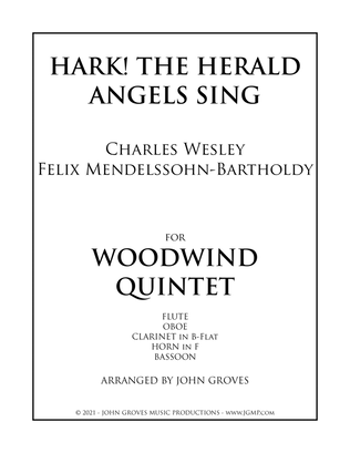 Hark! The Herald Angels Sing - Woodwind Quintet
