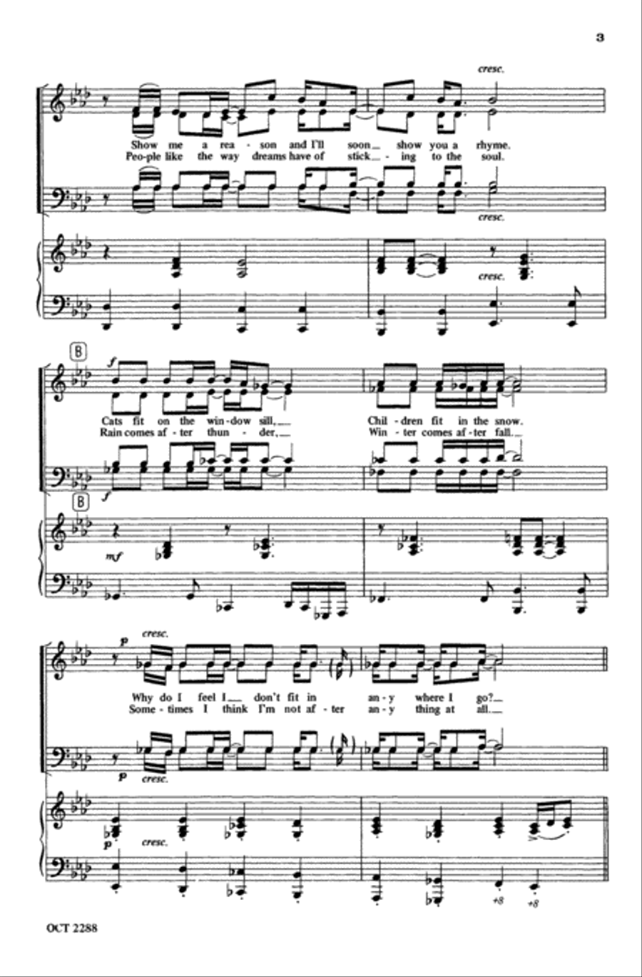 Corner of the Sky (from Pippin) Choir scores gallery preview page 2