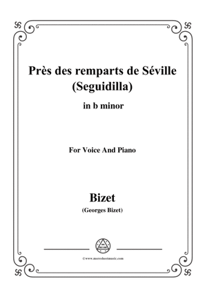 Bizet-Pres des remparts de séville(Seguidilla),from 'Carmen',in b minor,for Voice and Piano