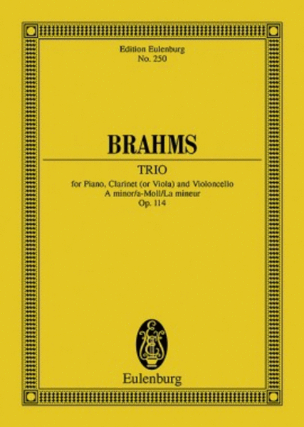 Piano Trio in A minor, Op. 114a