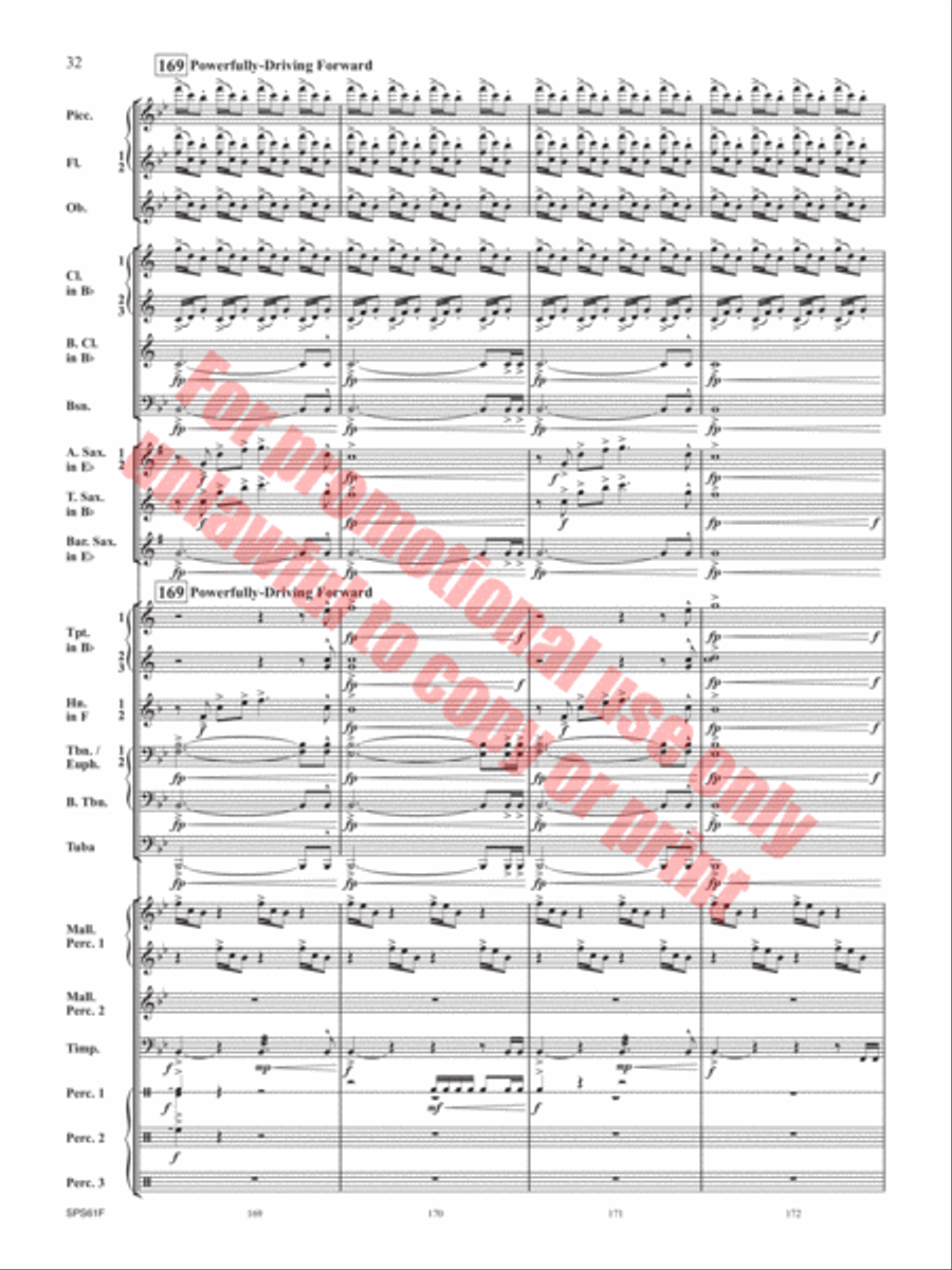 The Lake in the Sky The Lake in the Sky Concert Band scores gallery preview page 33