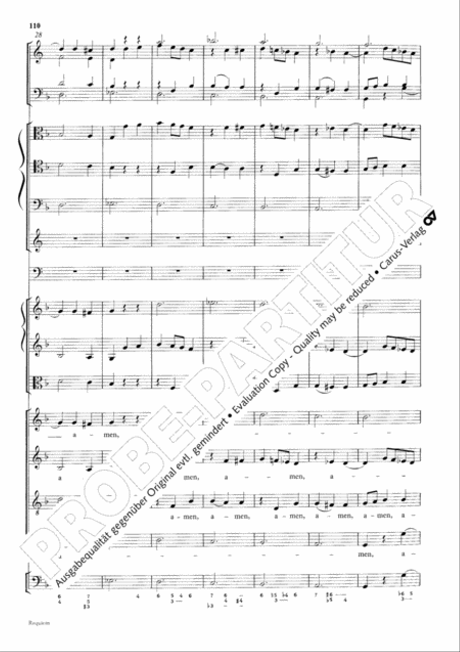 Requiem Requiem 4-Part scores gallery preview page 117
