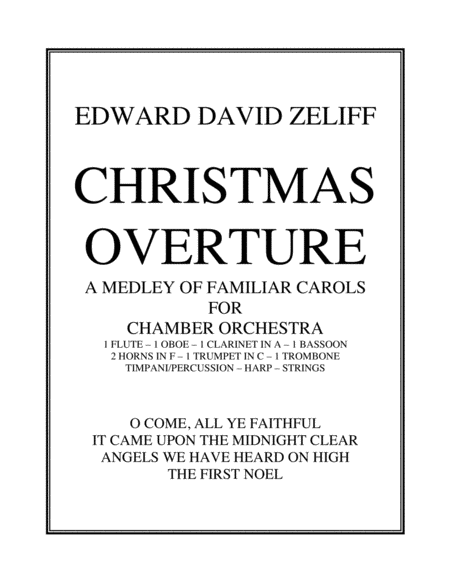 Christmas Overture for Chamber Orchestra image number null