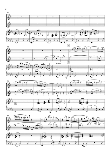 Amazing grace TRIO (Piano & 2 Tenor Saxophones) image number null
