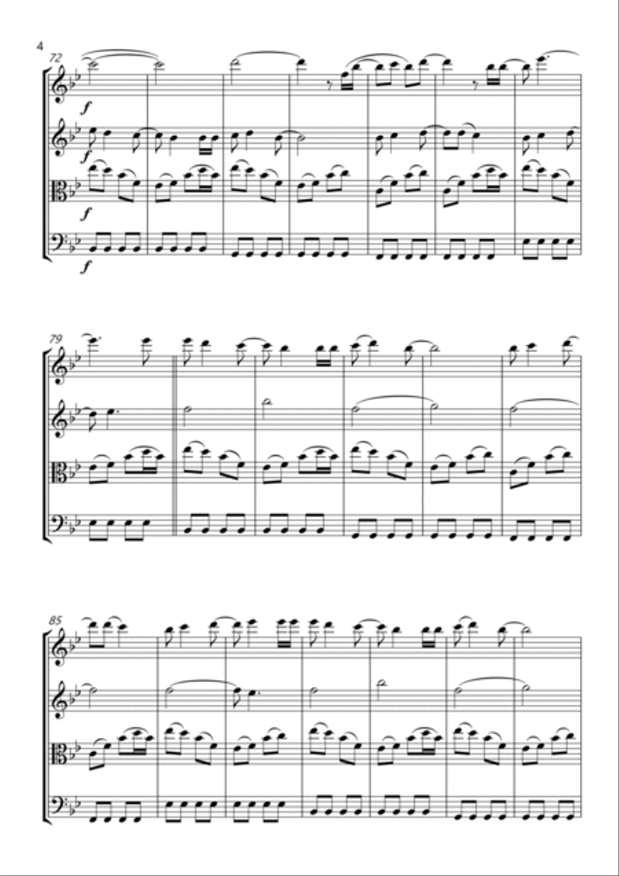 Hoppipolla Hoppipolla String Quartet scores gallery preview page 4