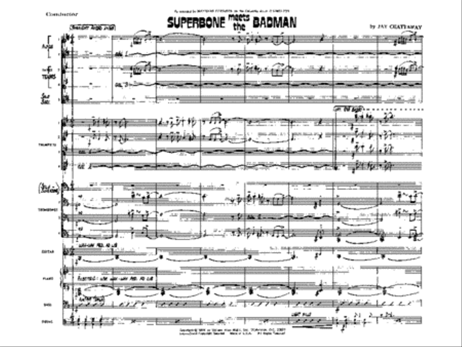 Superbone Meets The Badman Jazz Ensemble scores gallery preview page 2