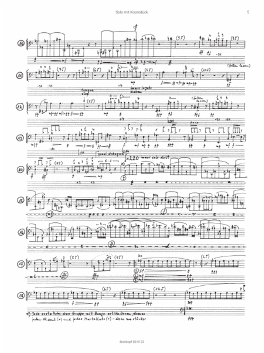 Solo mit Koonstück Tuba scores gallery preview page 3