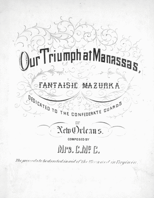 Our Triumph at Manassas, Fantaisie Mazurka