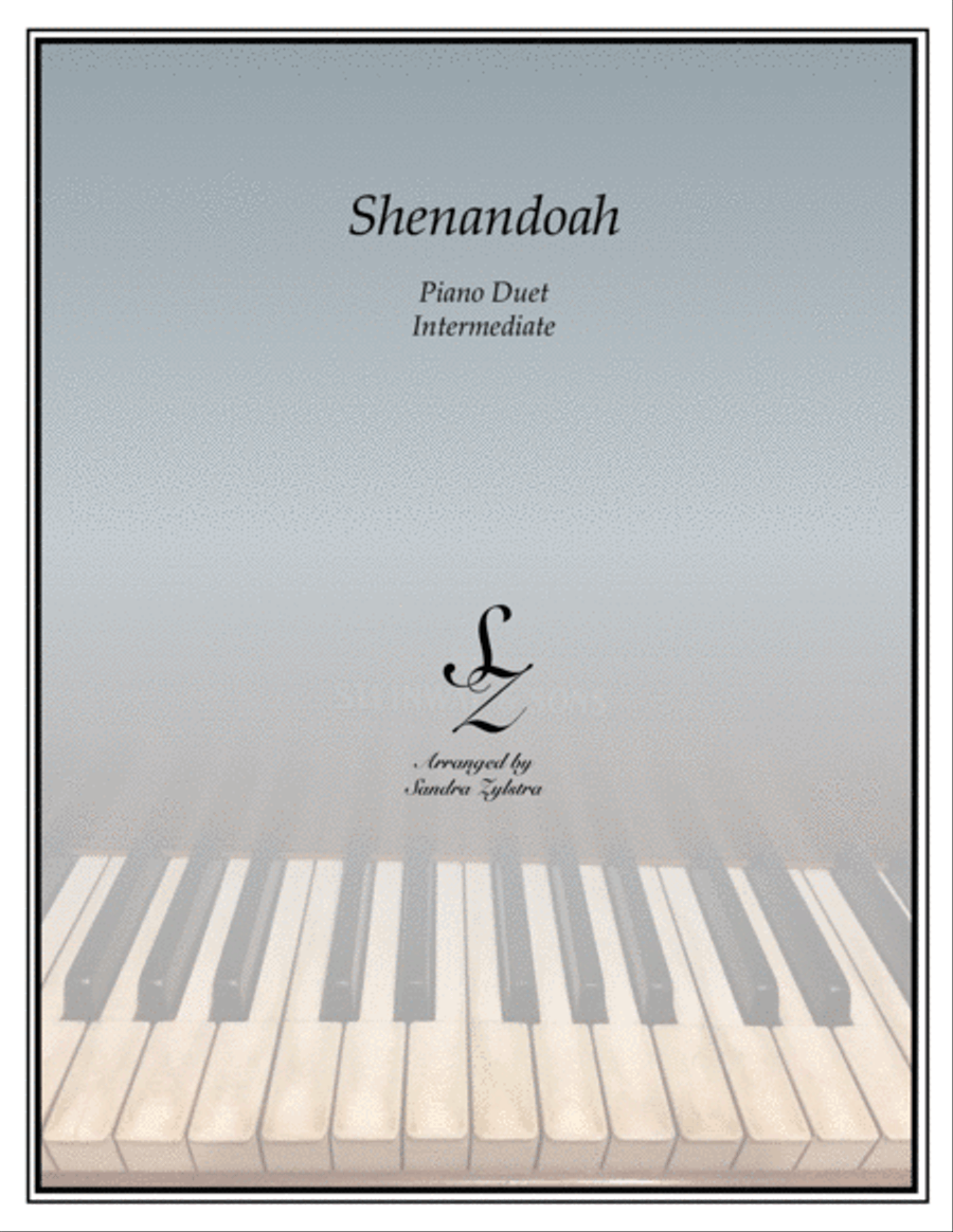 Shenandoah (1 piano, 4 hand duet) 1 Piano, 4-Hands scores gallery preview page 1