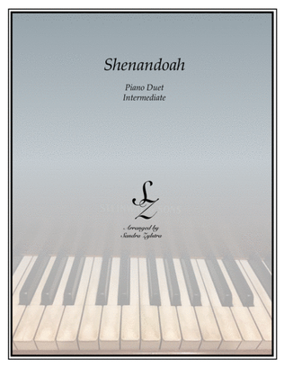 Book cover for Shenandoah (1 piano, 4 hand duet)