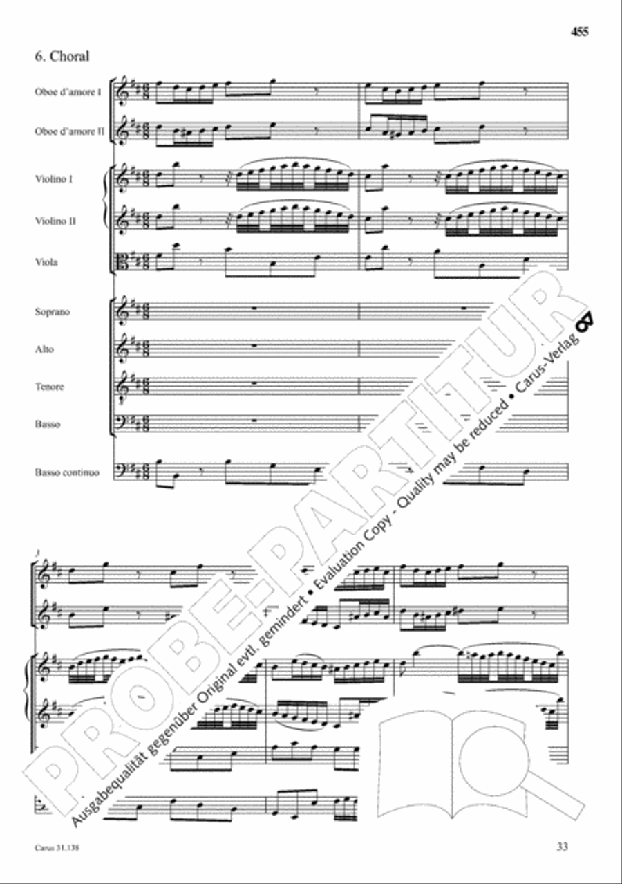 The Complete Sacred Vocal Works (Das geistliche Vokalwerk) Voice scores gallery preview page 456