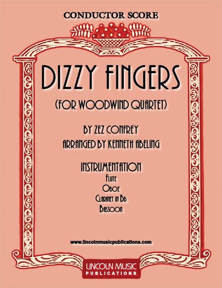 Dizzy Fingers (for Woodwind Quartet) image number null