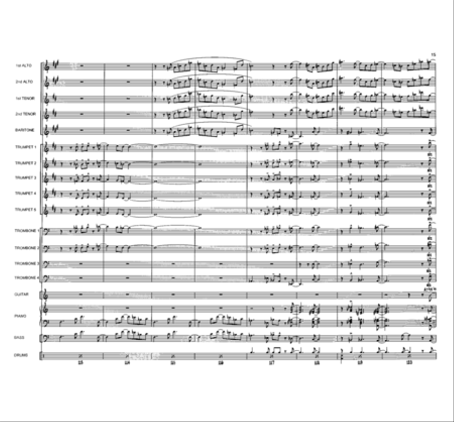 Northern Encounter Northern Encounter Jazz Ensemble scores gallery preview page 16