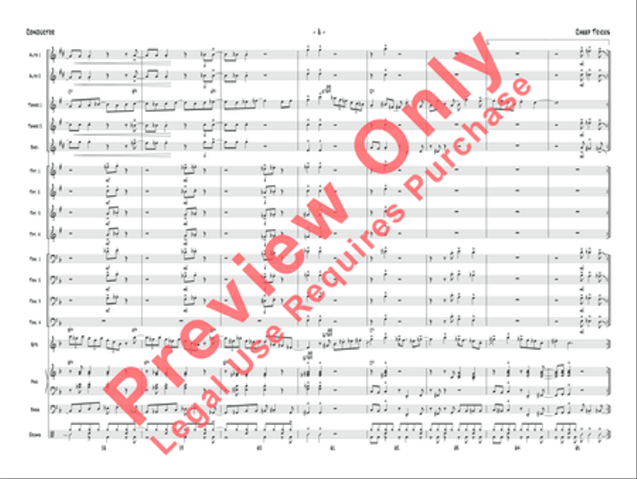 Cheep Tricks Cheep Tricks Jazz Ensemble scores gallery preview page 25